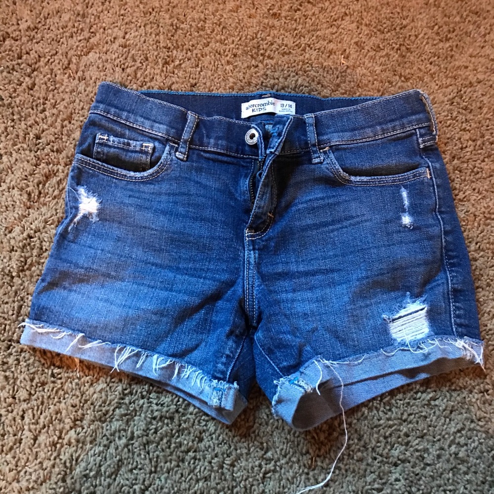 Denim shorts